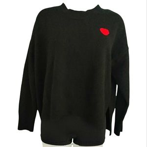 Levi's black heart sweater large
